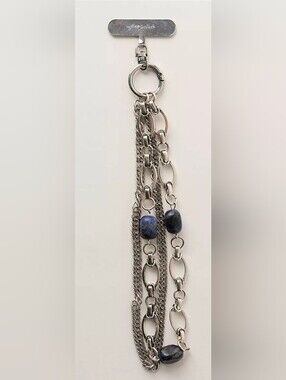 Layered Chain Phone Wristlet